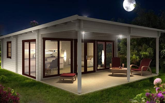 Chalet de jardin bois Hastings madriers 70mm