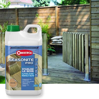 Owatrol Seasonite, protection des bois neufs