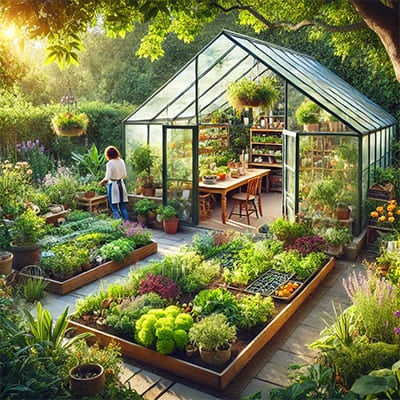 Orientation serre de jardin