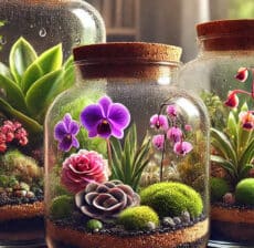 Hermétosphère ou jardin en bouteille